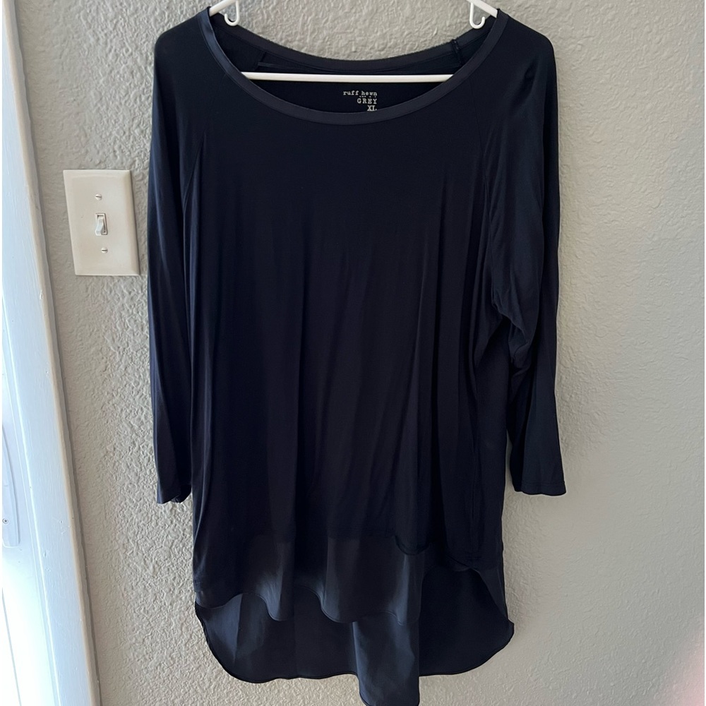 Blue Tunic Blouse XL